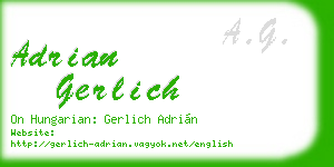 adrian gerlich business card
